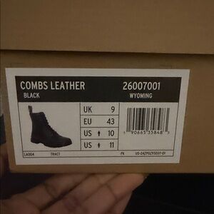 Dr. Martens Black Leather Boots